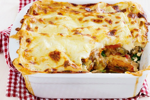 corporate catering vegetarian lasagna